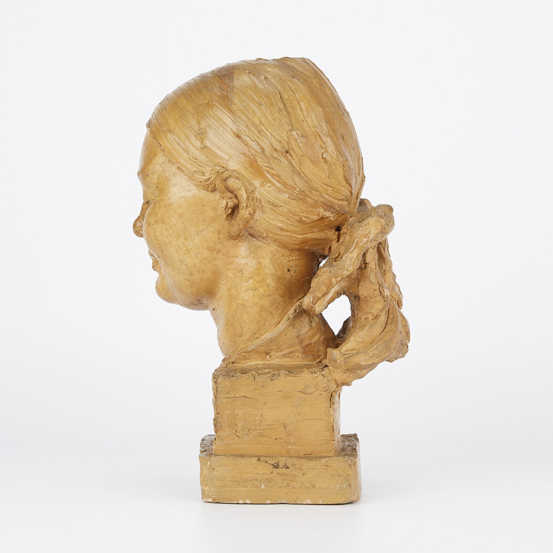 Ceramic Bust of a Girl 1929 - Image 6 of 11