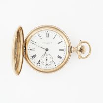 Elgin 14K Gold Filled Hunter Pocket Watch