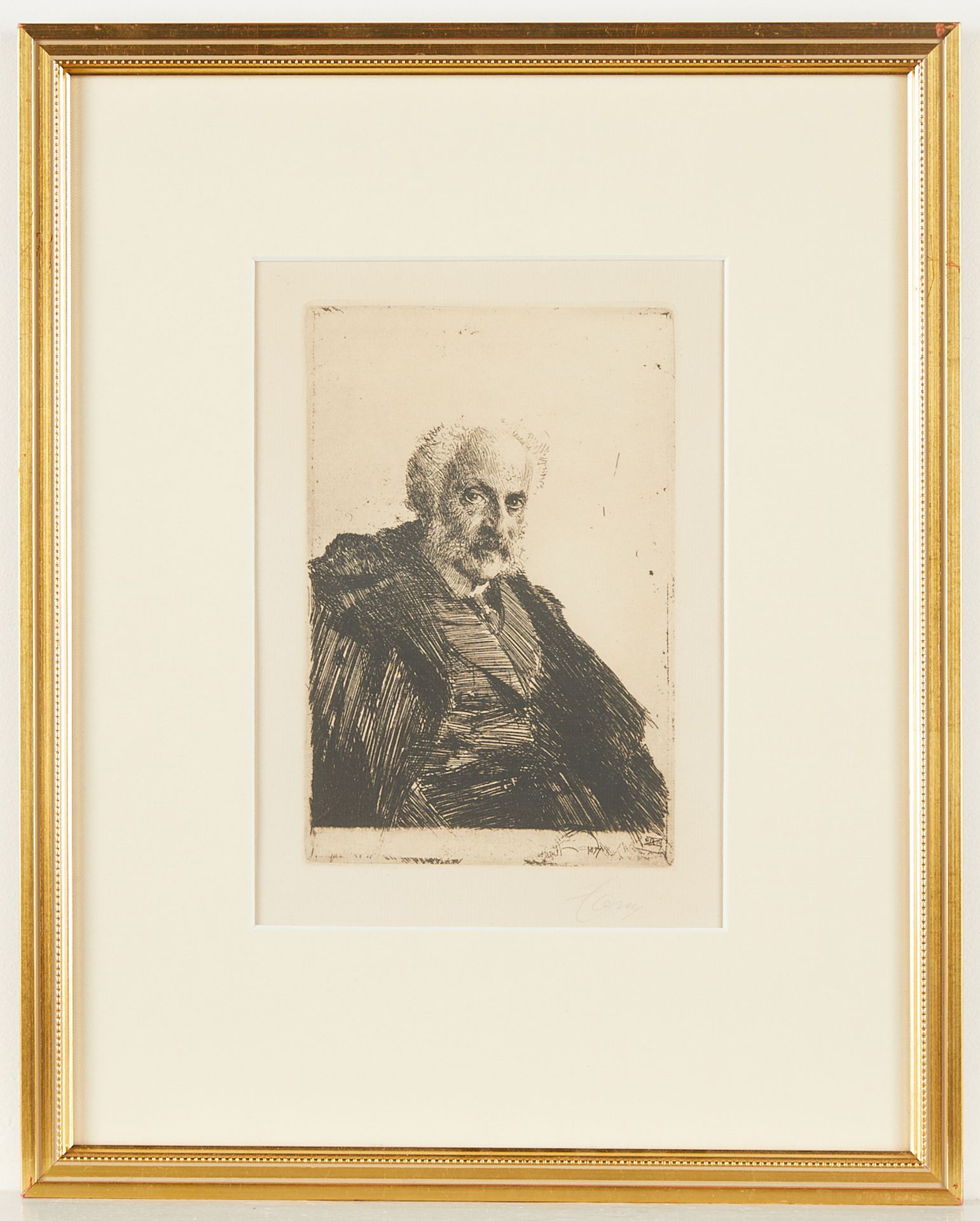 Anders Zorn "S. Loeb" Etching 1897 - Image 2 of 4