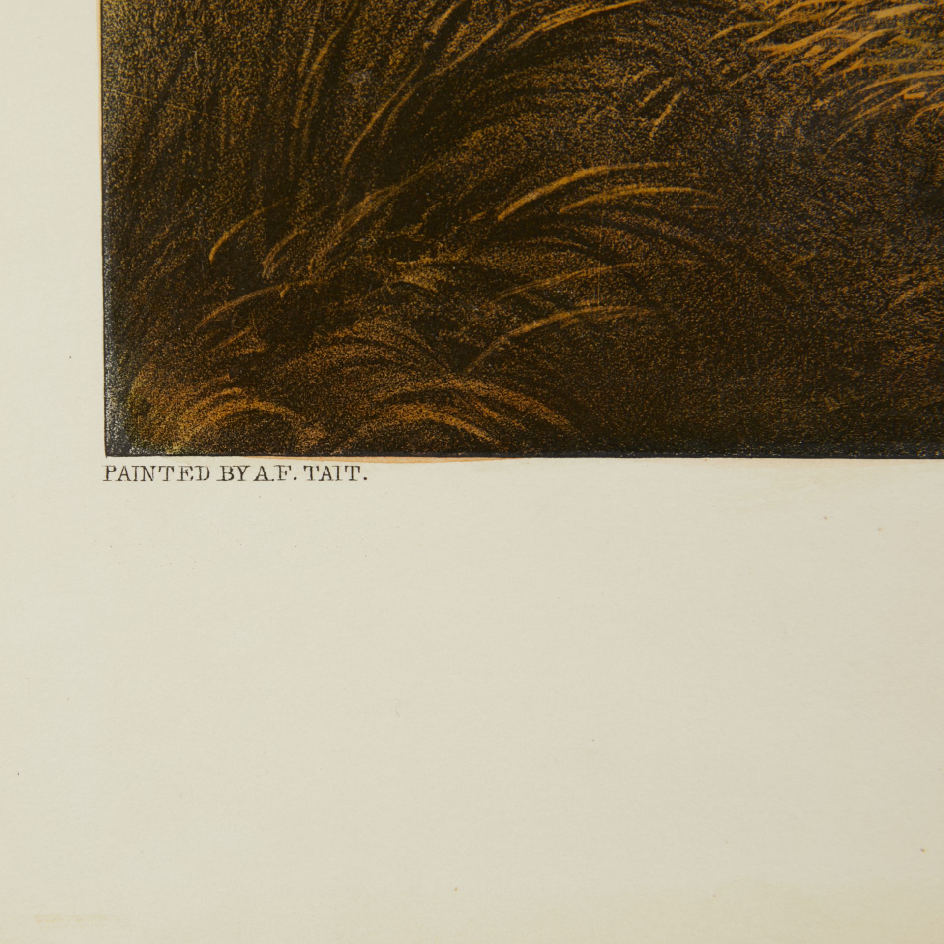 Currier & Ives "The Buffalo Hunt" Print 1862 - Bild 8 aus 10