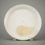 Chinese Transitional Period White Glazed Dish