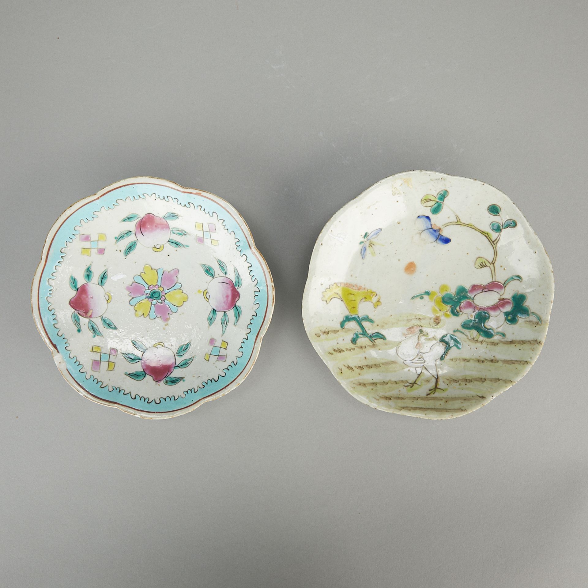 8 Chinese Famille Rose Porcelain Dishes - Bild 3 aus 27