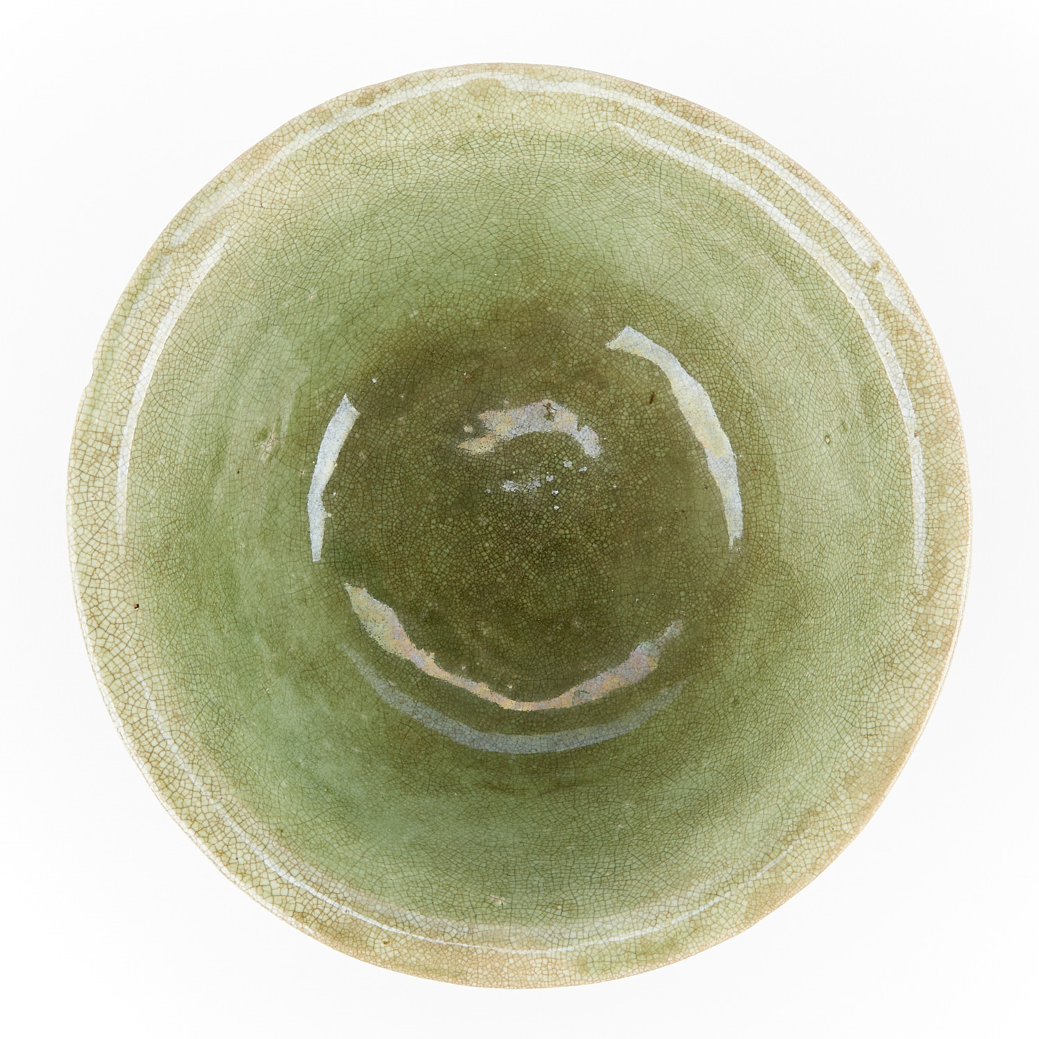 Chinese Late Qing Celadon Glaze Ceramic Bowl - Image 9 of 9