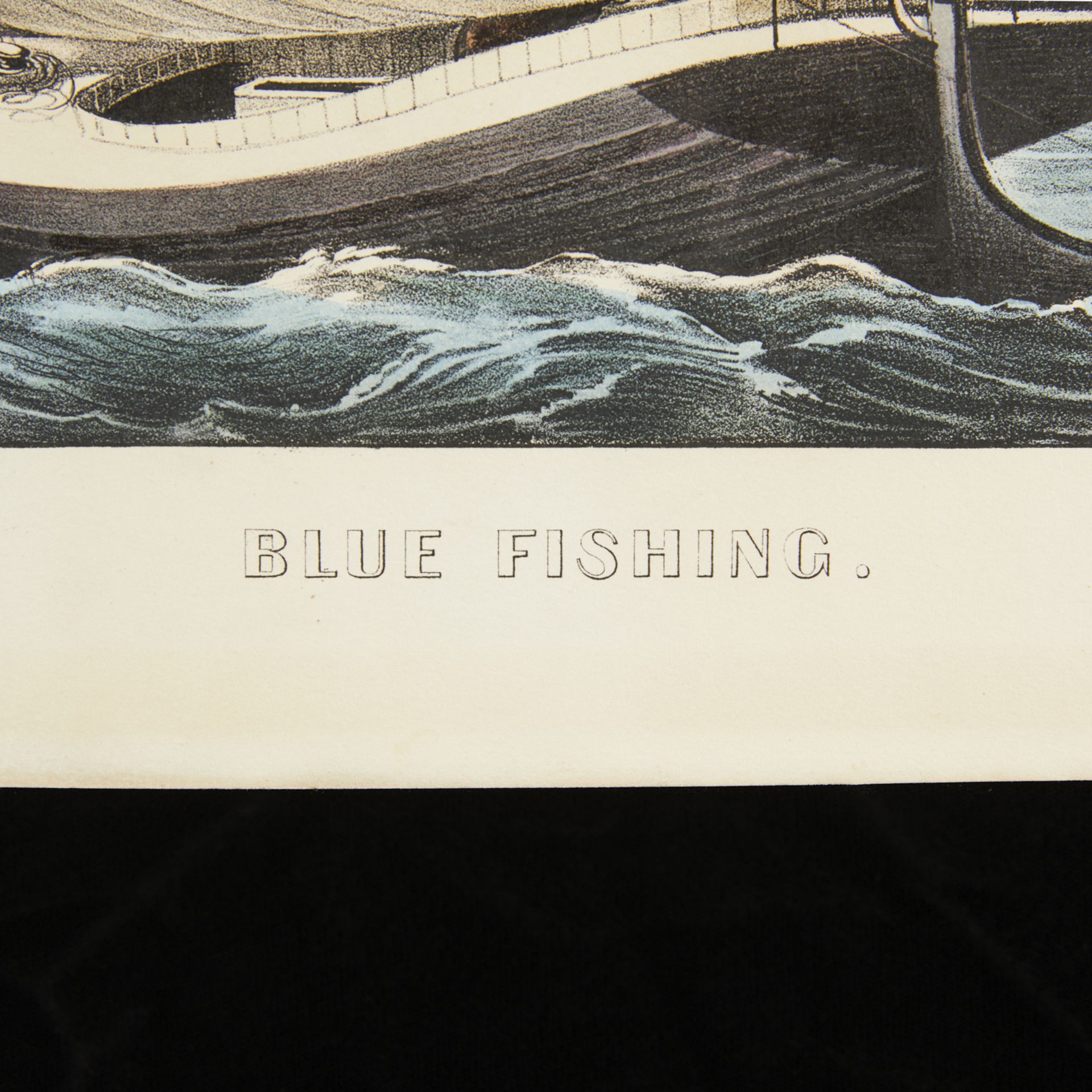 Currier & Ives "Blue Fishing" Print - Image 2 of 8