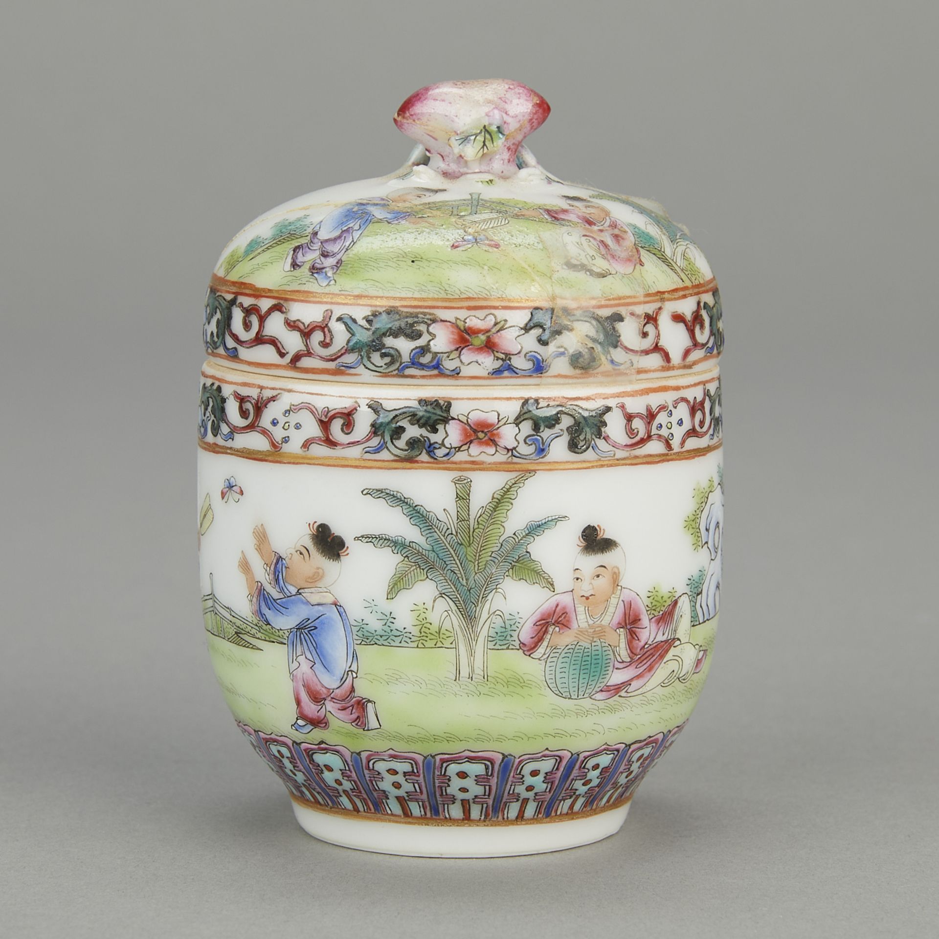 Chinese Republic Porcelain Jar - Damaged