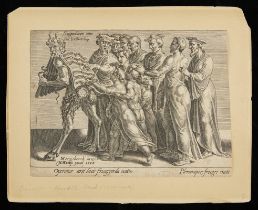 After Hendrik Hondius I Engraving of Devil
