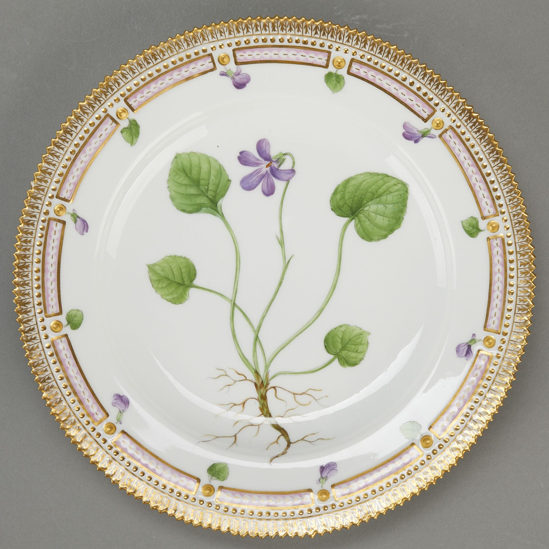 Set 11 Flora Danica Luncheon Plates - Image 12 of 22