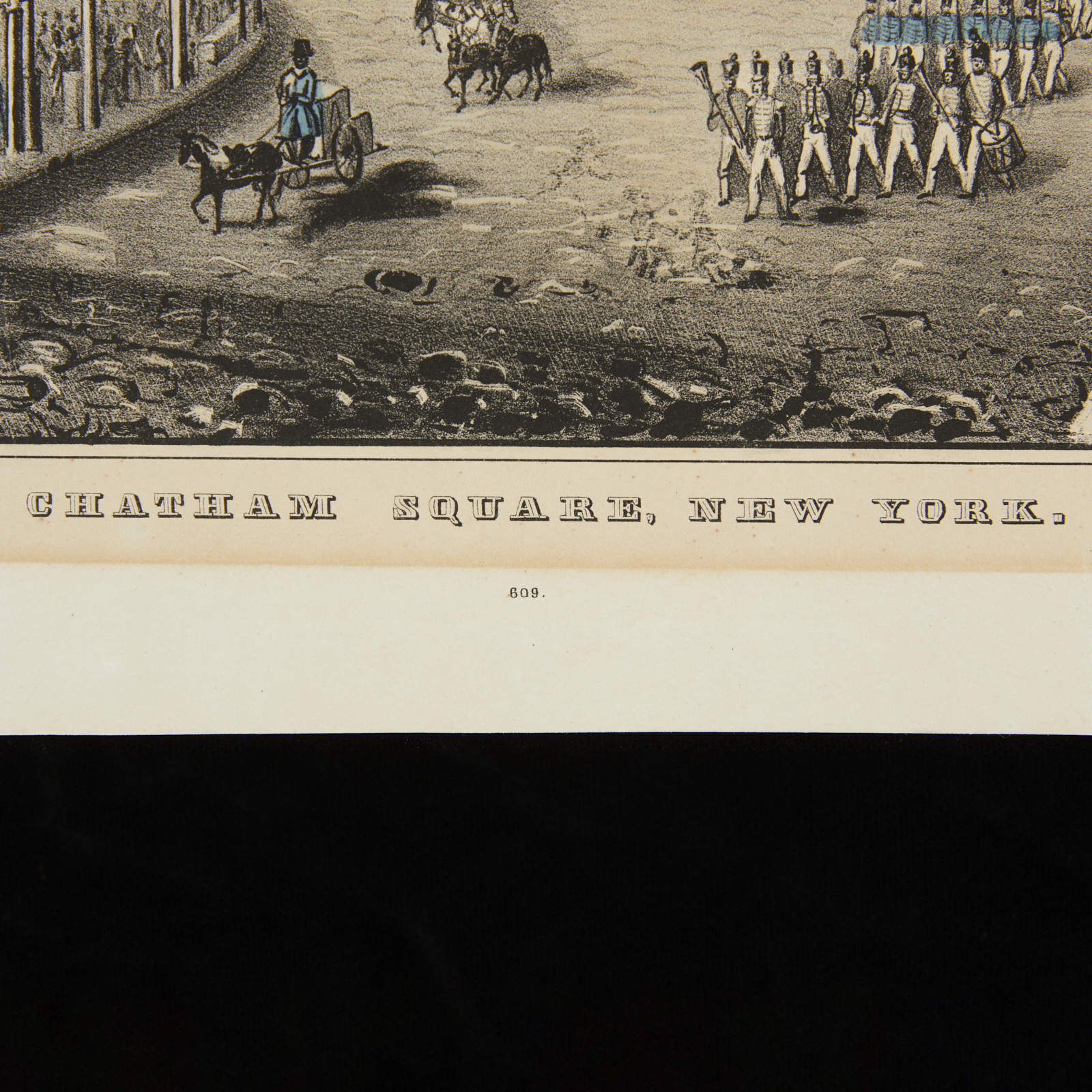 Currier & Ives "Chatham Square, New York" Print - Image 2 of 7