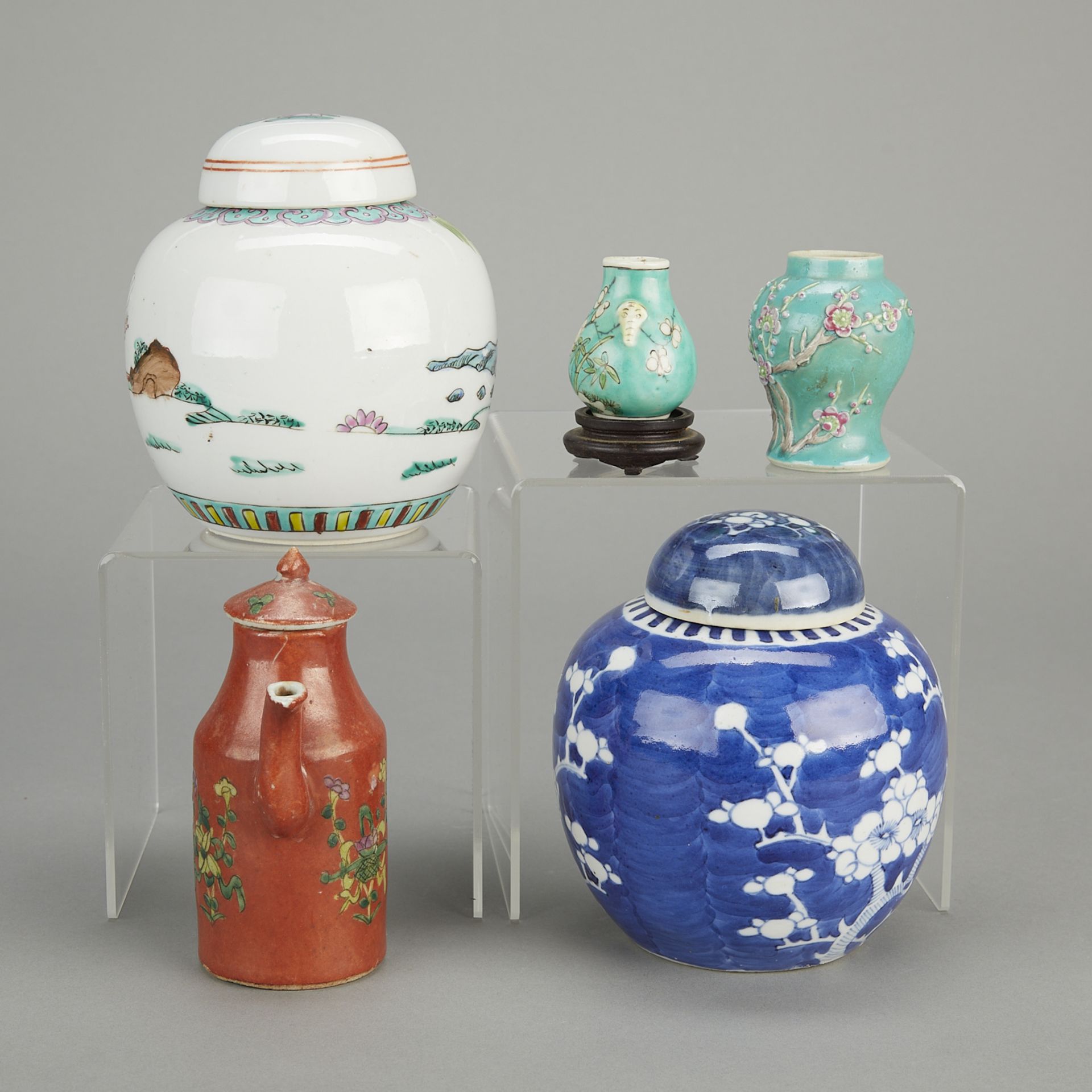 Group of 5 Chinese Porcelain Objects - Image 5 of 21