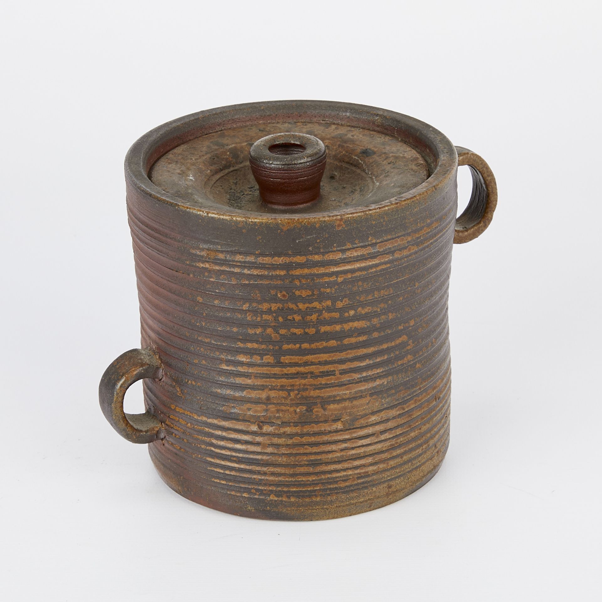 Japanese Bizen Mizusashi Water Jar - Image 2 of 12