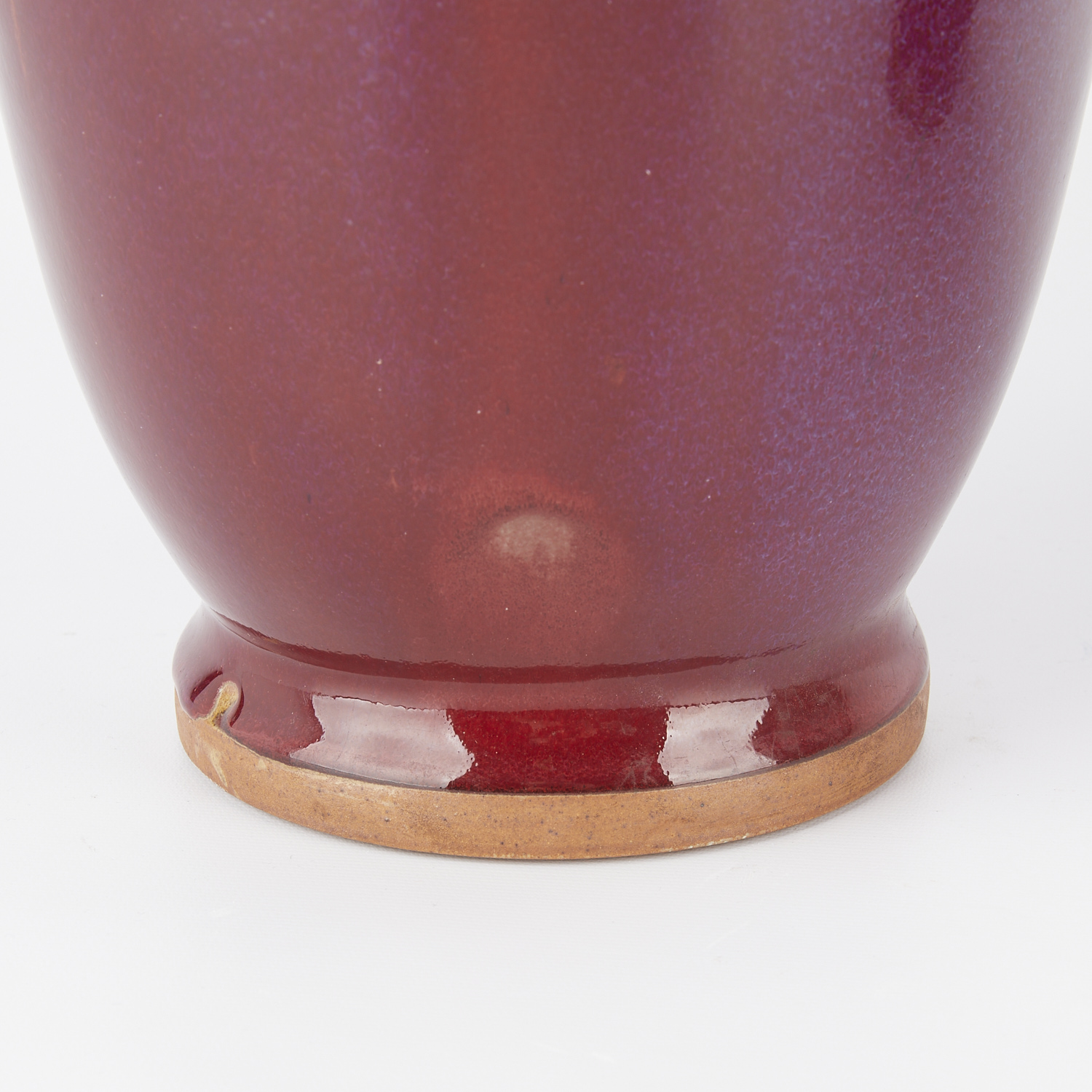 Pair Chinese Sang de Boeuf Flambe Ceramic Vases - Image 16 of 16