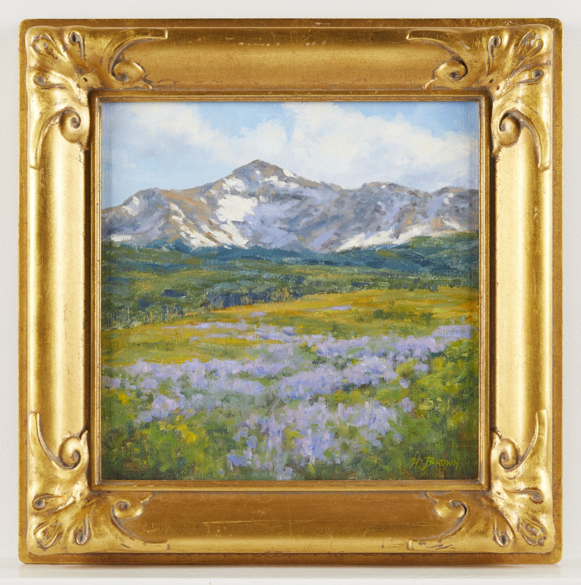 Howard V. Brown Rocky Mountain Landscape Painting - Image 3 of 6