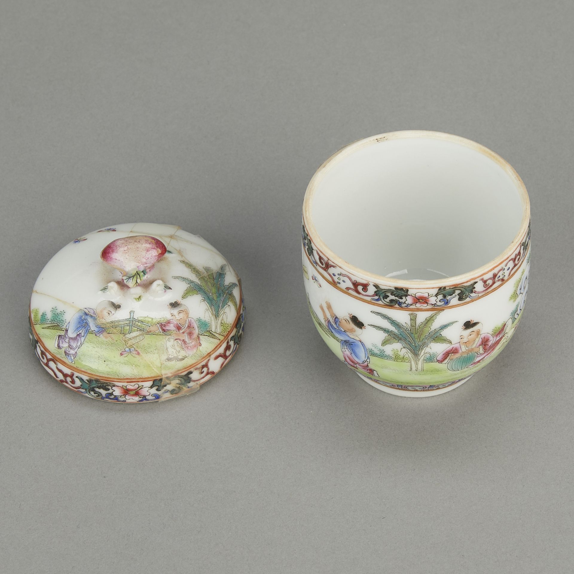Chinese Republic Porcelain Jar - Damaged - Bild 7 aus 11