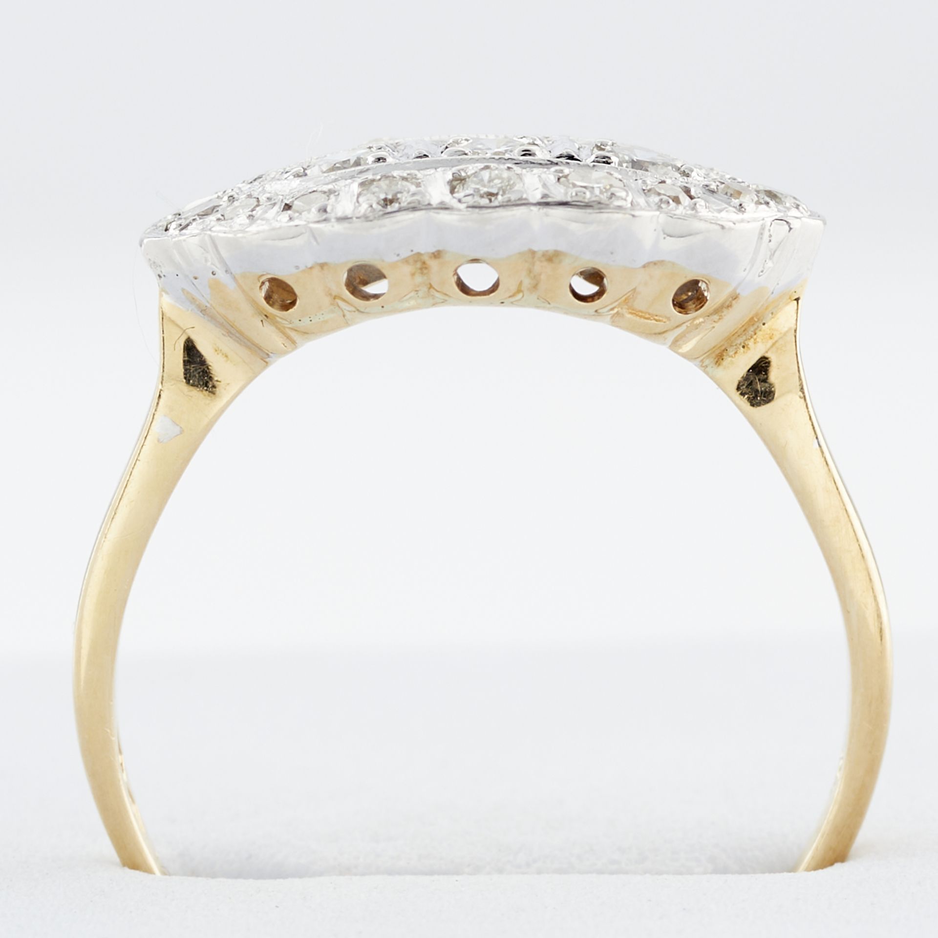 2 14k Gold Art Deco Style Diamond Rings - Image 17 of 17