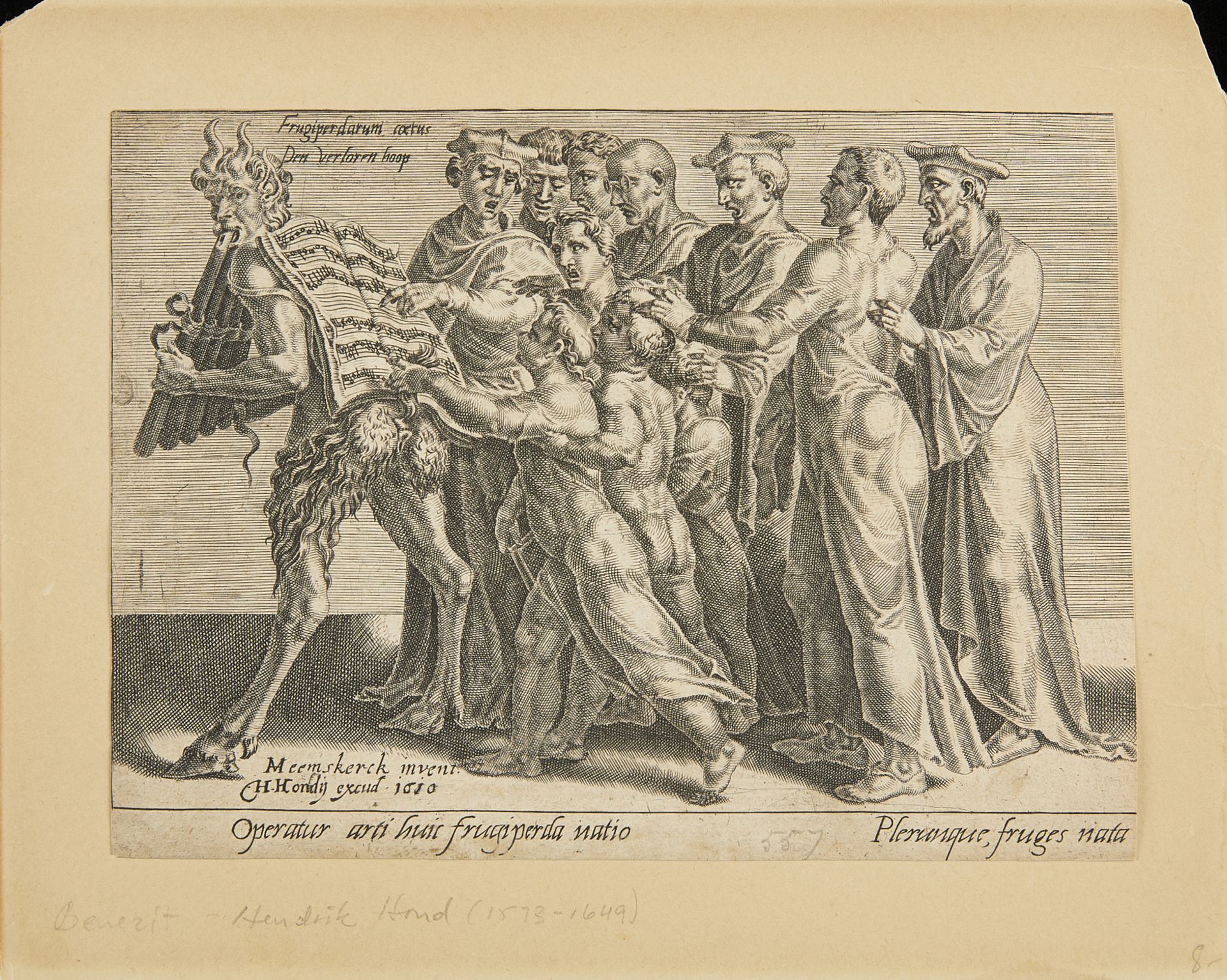 After Hendrik Hondius I Engraving of Devil - Bild 3 aus 7