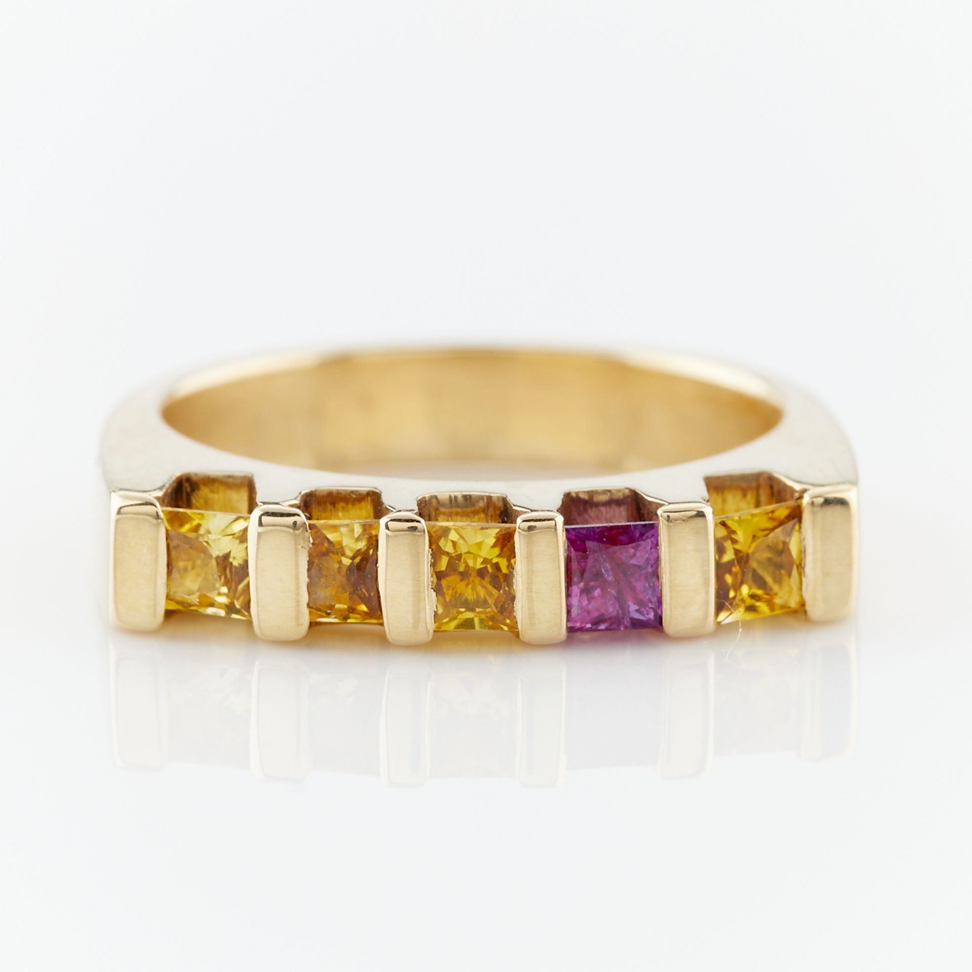 14k Yellow Gold & Sapphire Ring - Image 10 of 11