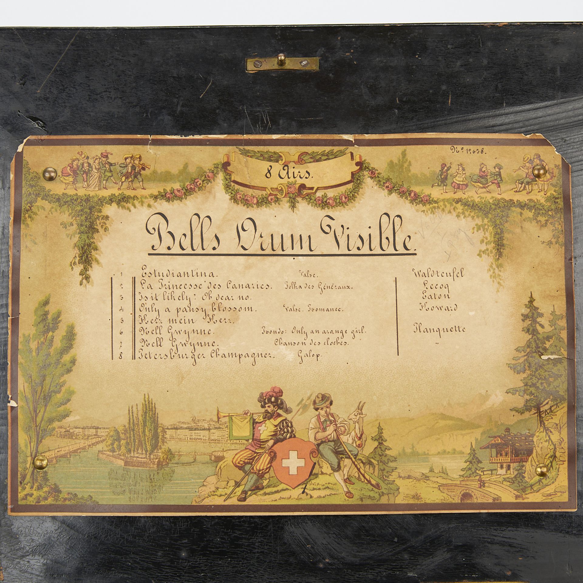 19th c. Antique Swiss Music Box - Image 10 of 14