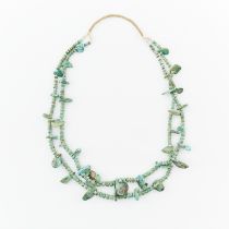 Two Strand Turquoise Heishi Necklace