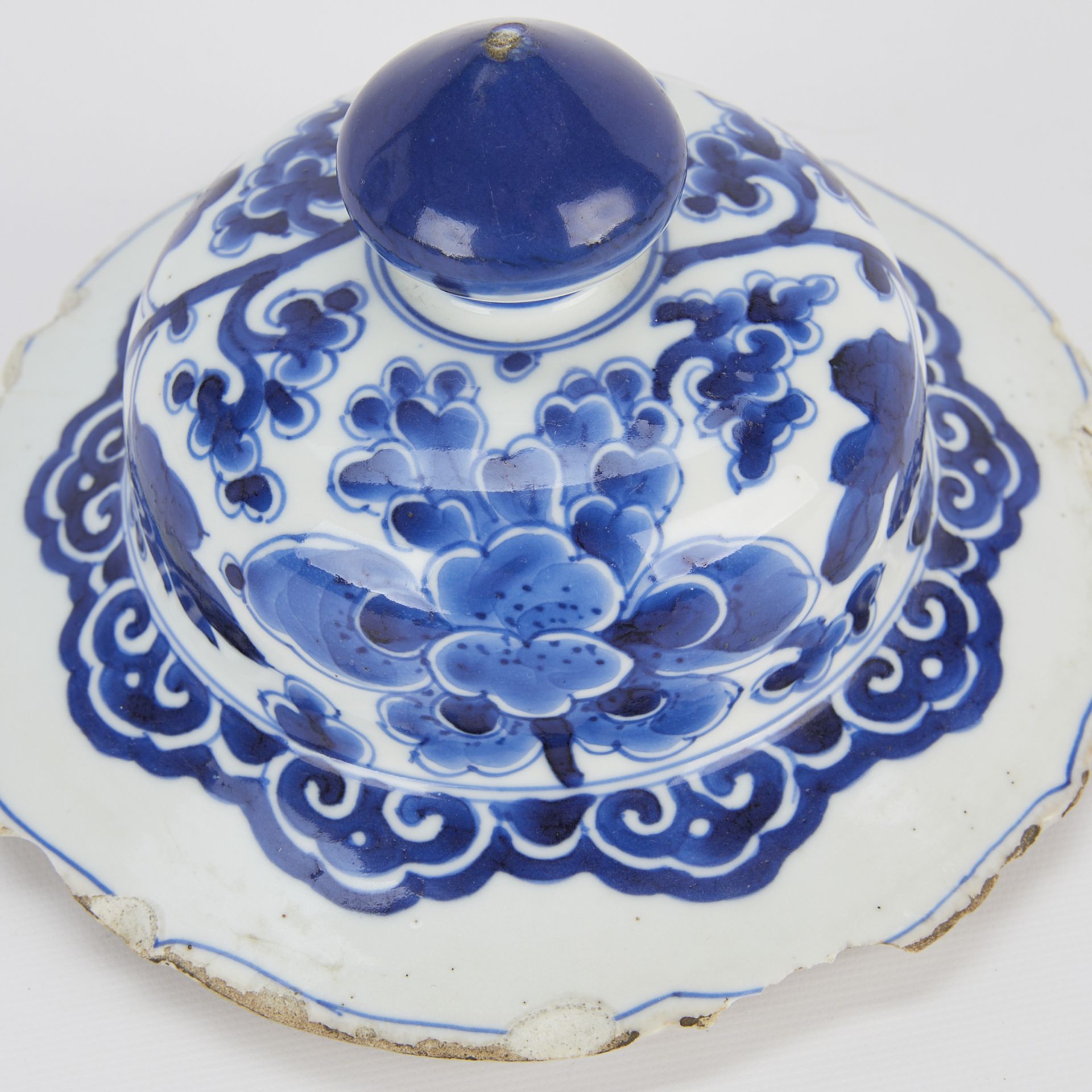 19th c. Chinese B&W Porcelain Baluster Vase - Image 12 of 15