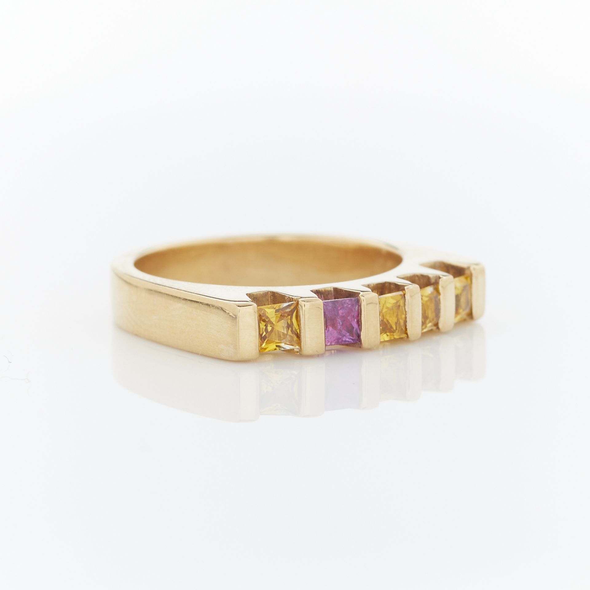 14k Yellow Gold & Sapphire Ring - Image 9 of 11