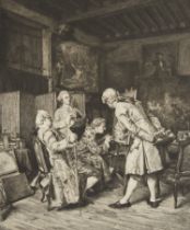 Vion "The Critics of Painting" After Meissonier