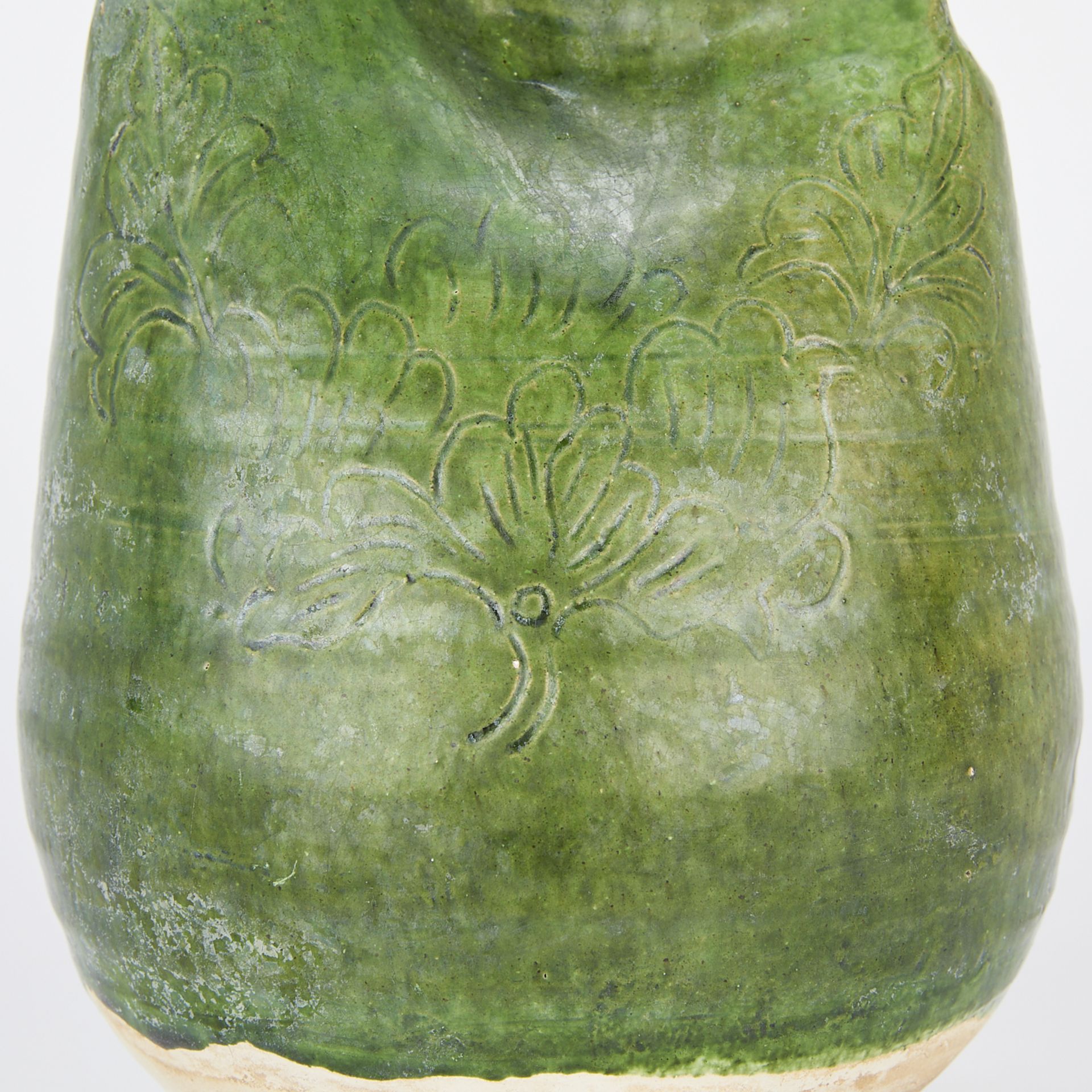 Chinese Liao Green Glazed Ceramic Ewer - Image 2 of 10