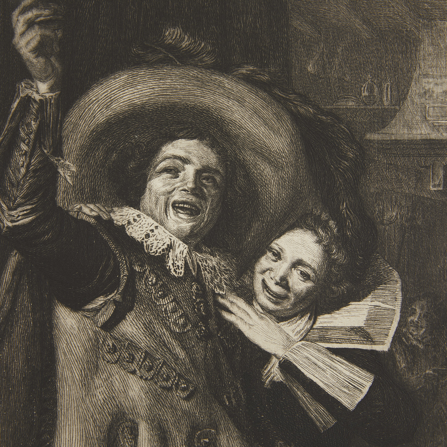 Mercier "Leve de Trouw!" After Frans Hals - Image 4 of 6