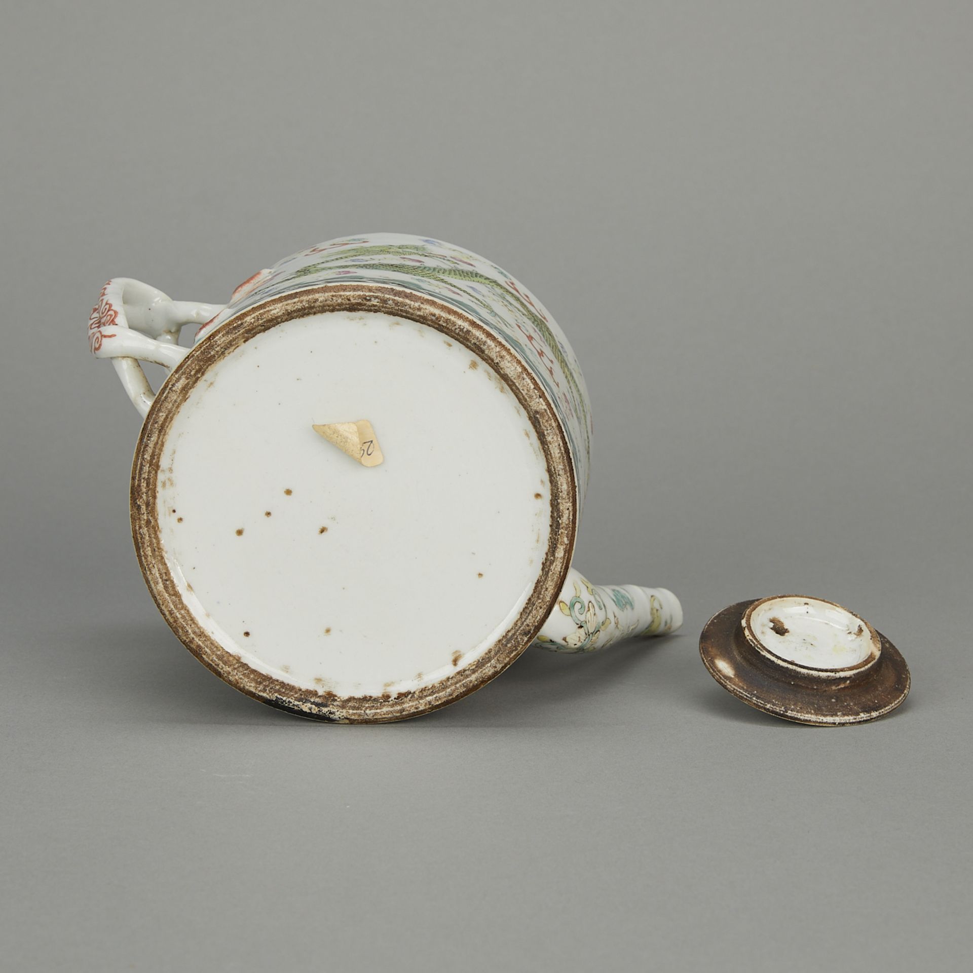 Chinese Guangxu Famille Rose Porcelain Teapot - Bild 6 aus 13