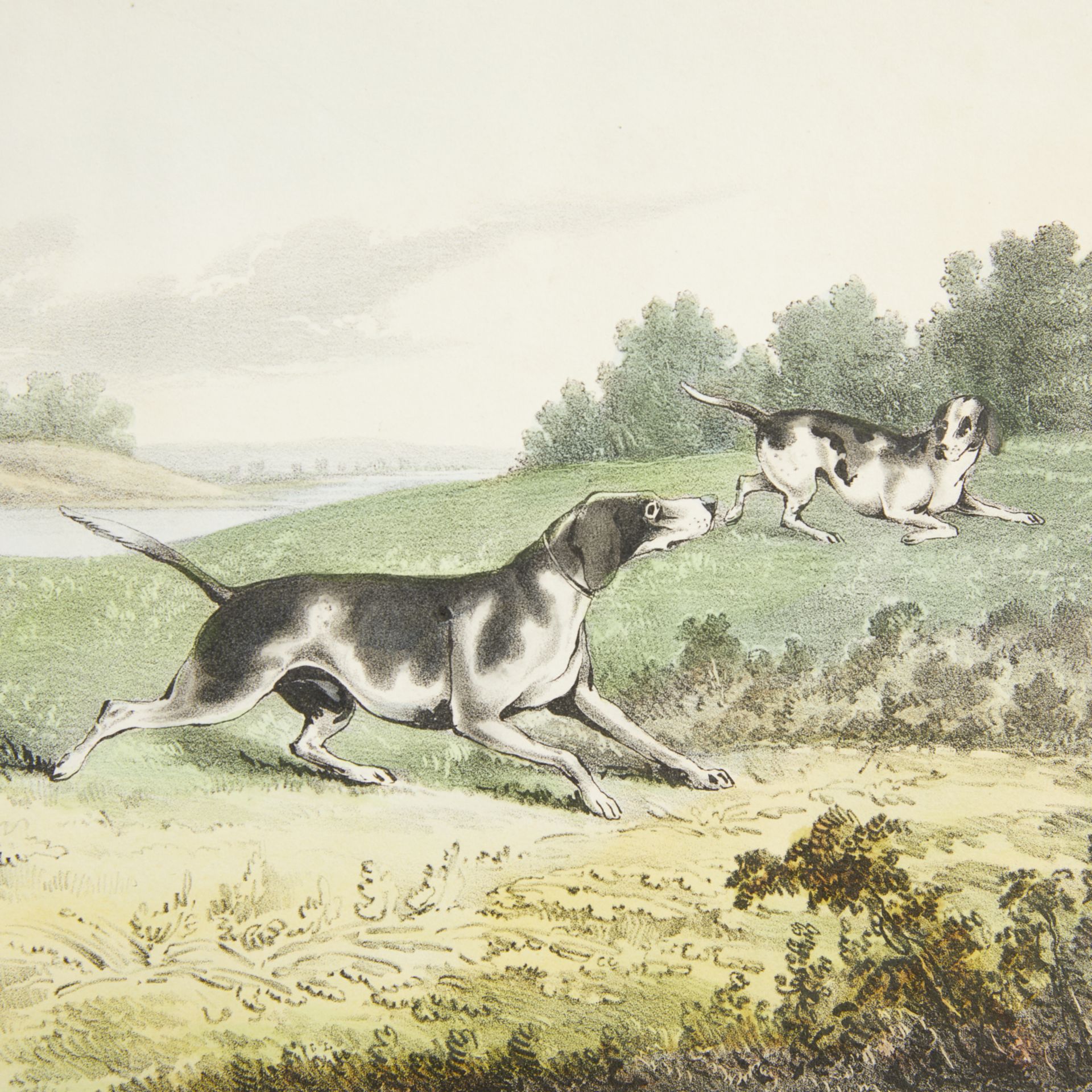 Currier & Ives "Pointers" Print 1846 - Image 7 of 8