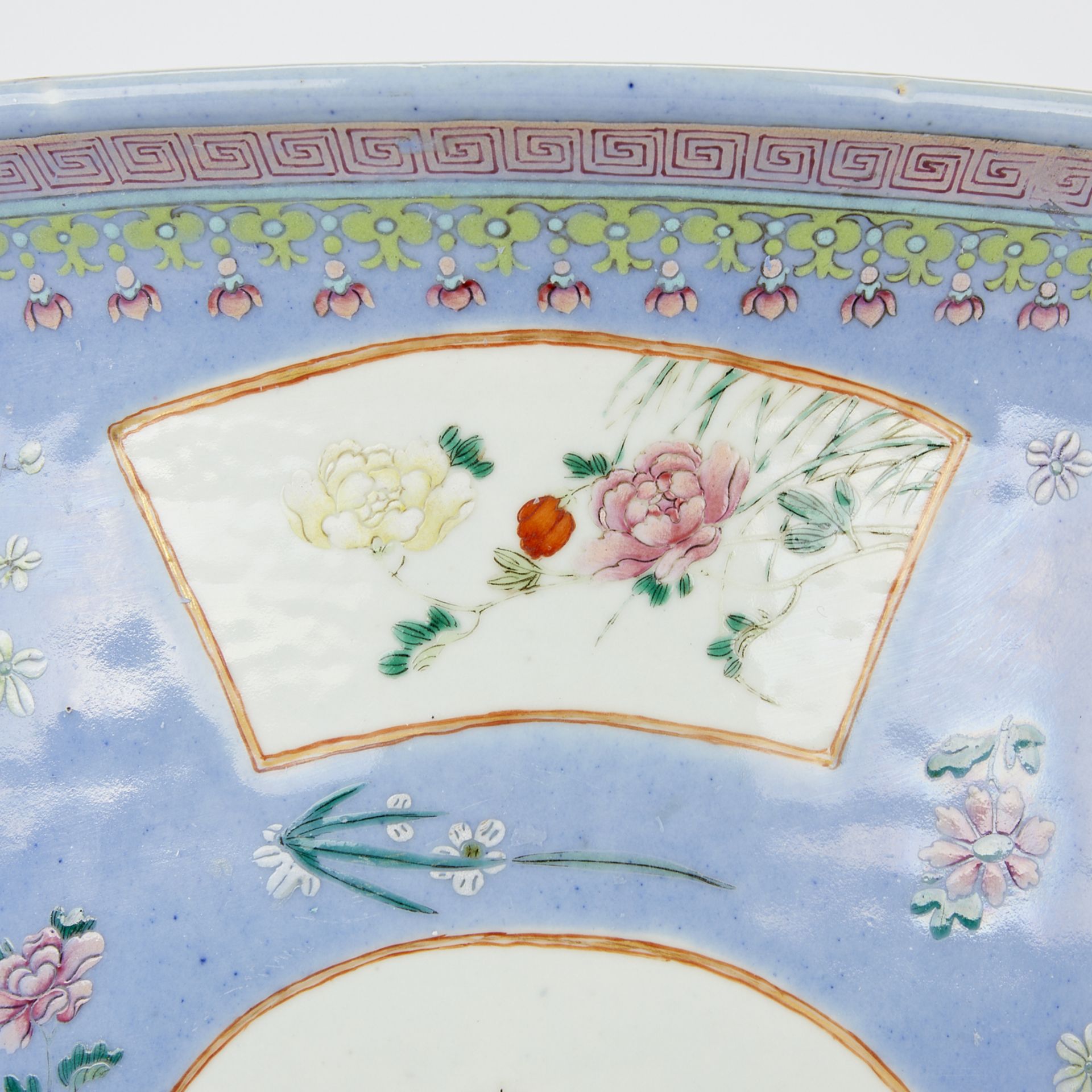19th c. Chinese Famille Rose Porcelain Planter - Bild 9 aus 14