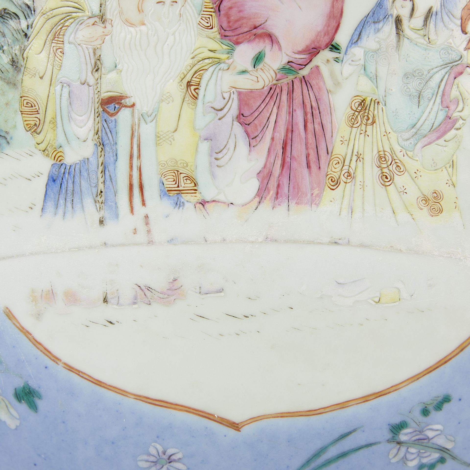 19th c. Chinese Famille Rose Porcelain Planter - Bild 11 aus 14