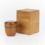 Japanese Boxwood Natsume Tea Caddy