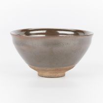 Antique Chinese Glazed Ceramic Bowl w/ Oil Spot