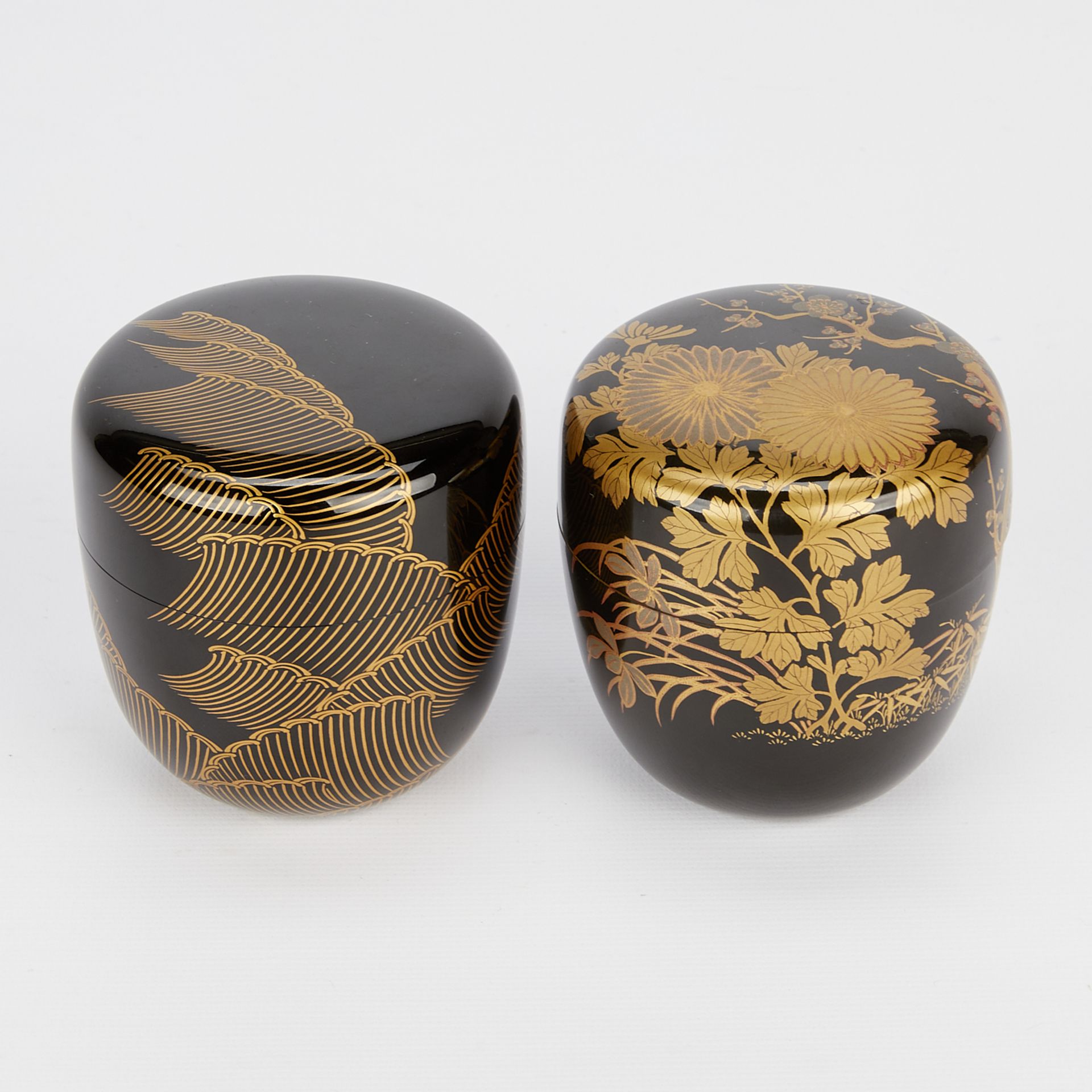 2 Japanese Natsume Tea Caddies in Boxes - Image 7 of 16