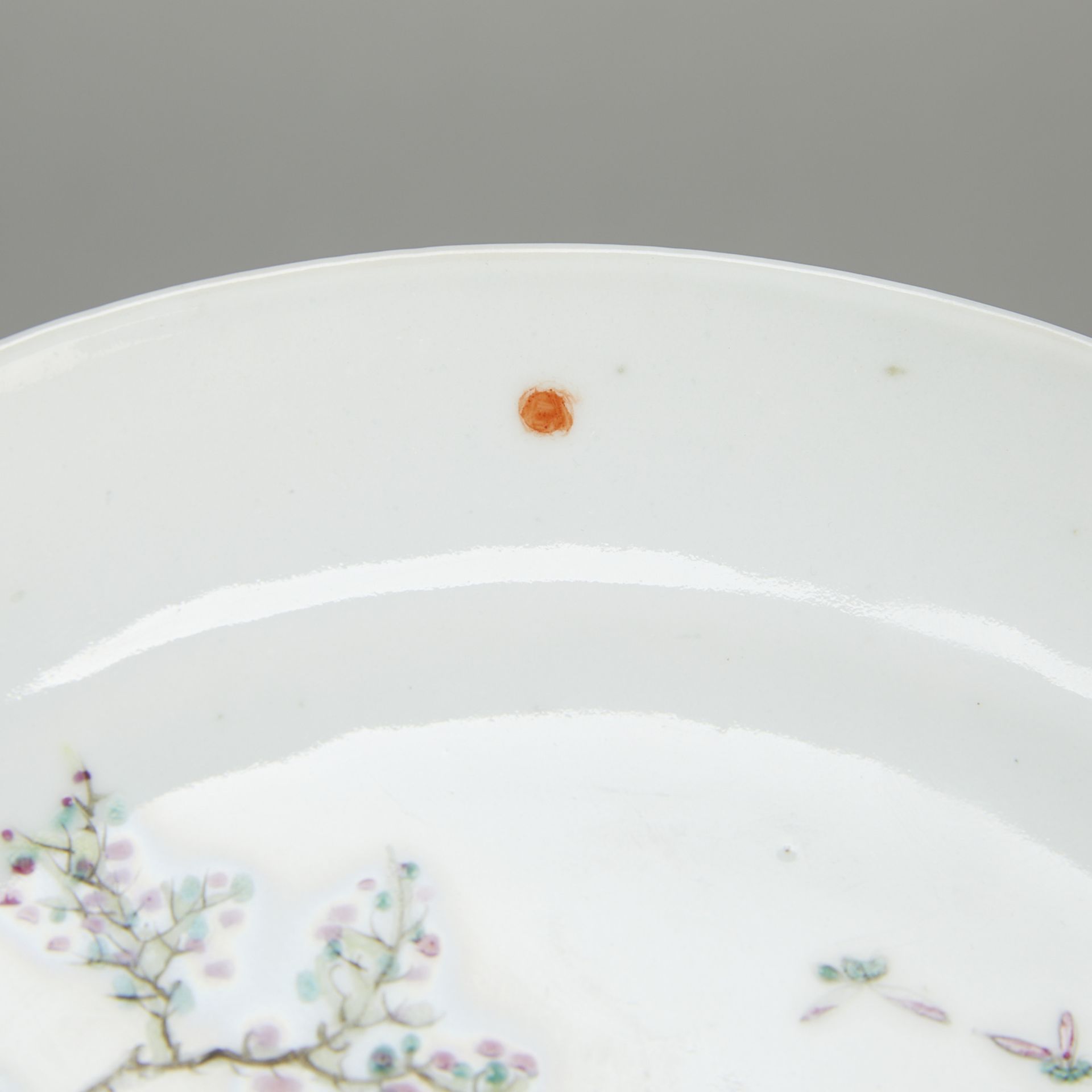 Chinese 19th/20th c. Famille Rose Porcelain Plate - Image 6 of 6