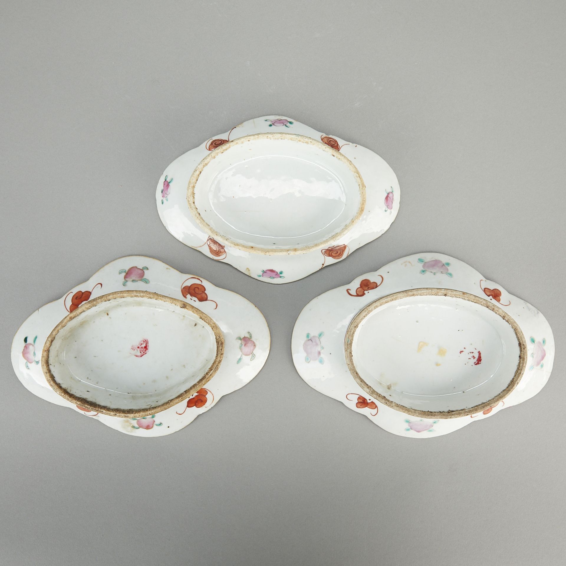 8 Chinese Famille Rose Porcelain Dishes - Image 6 of 27