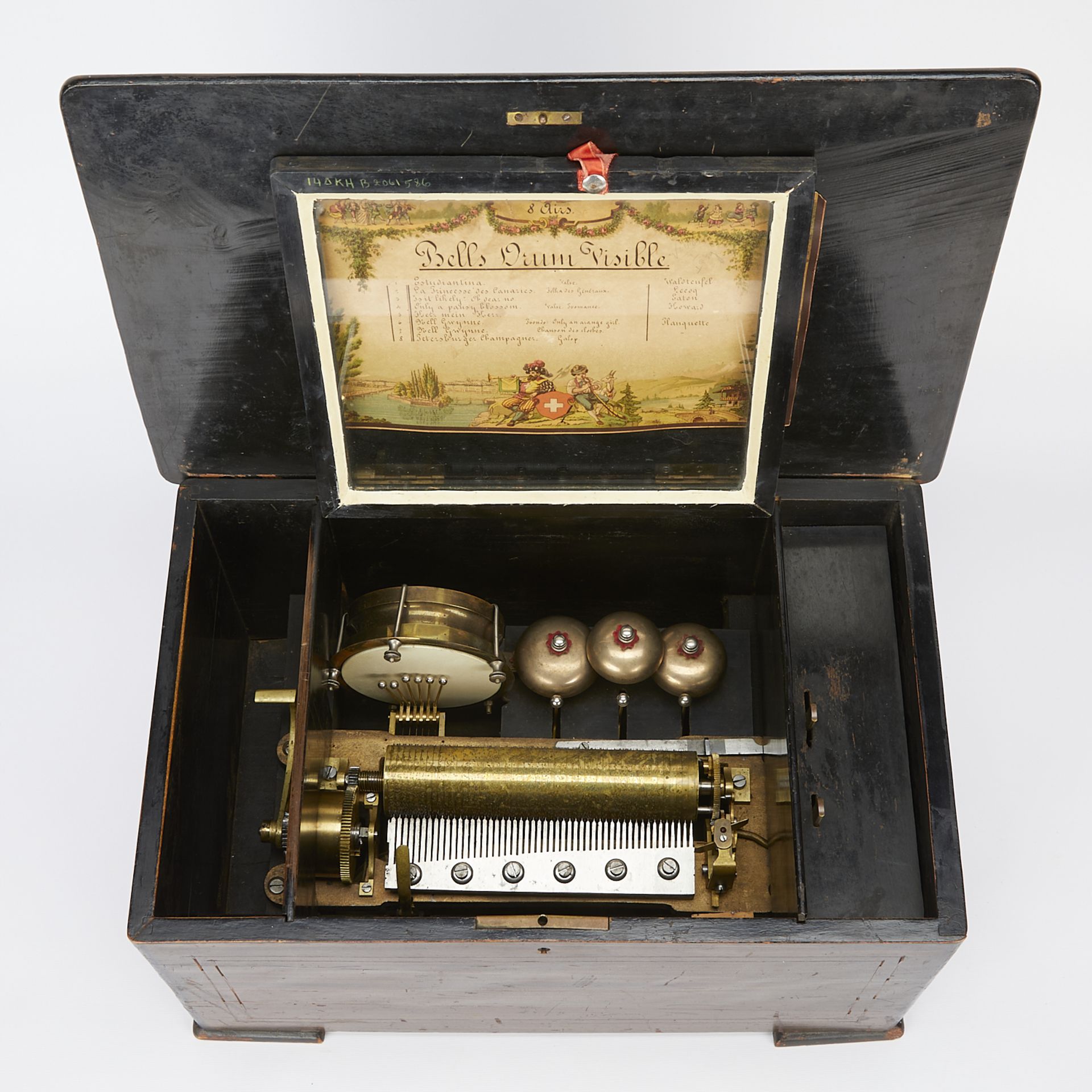 19th c. Antique Swiss Music Box - Image 2 of 14