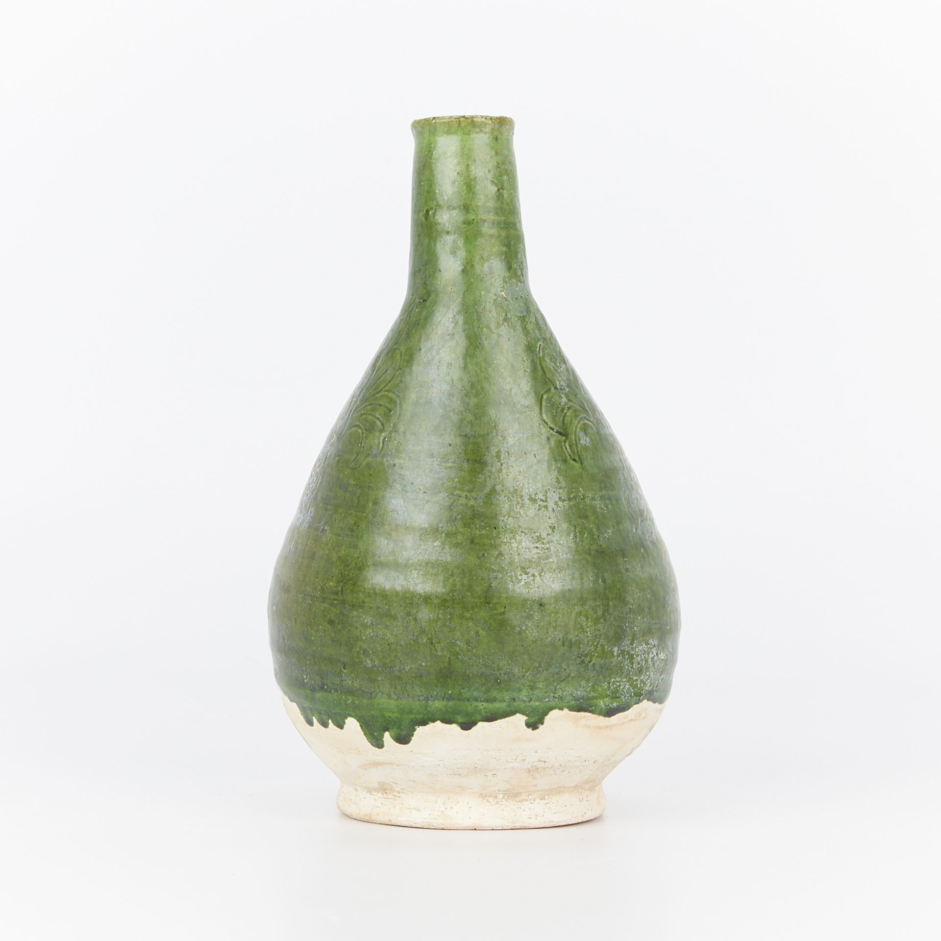 Chinese Liao Green Glazed Ceramic Ewer - Image 5 of 10