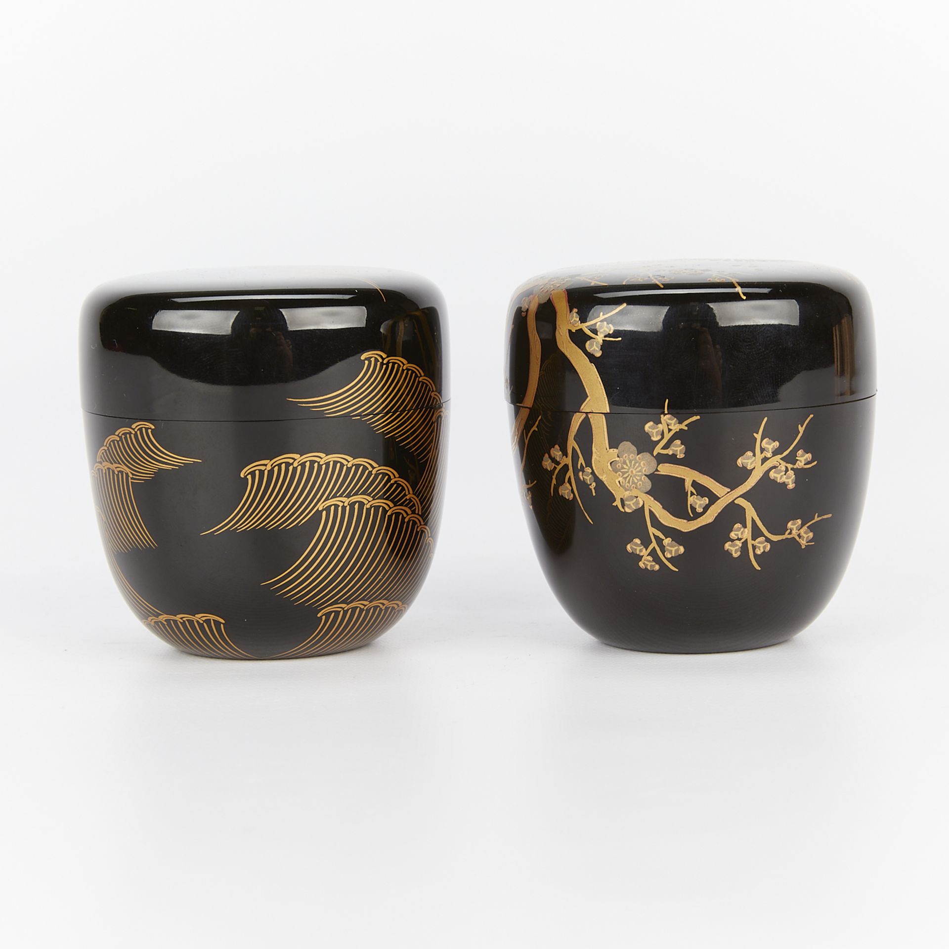 2 Japanese Natsume Tea Caddies in Boxes - Image 5 of 16