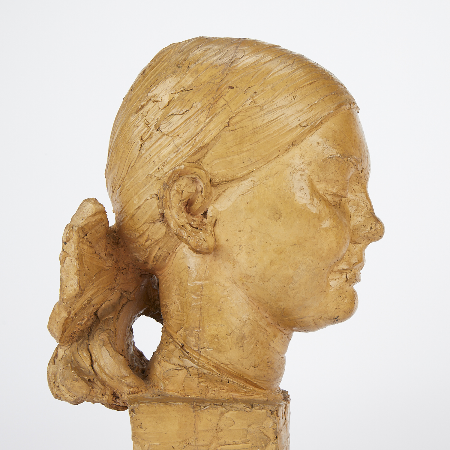 Ceramic Bust of a Girl 1929 - Image 11 of 11