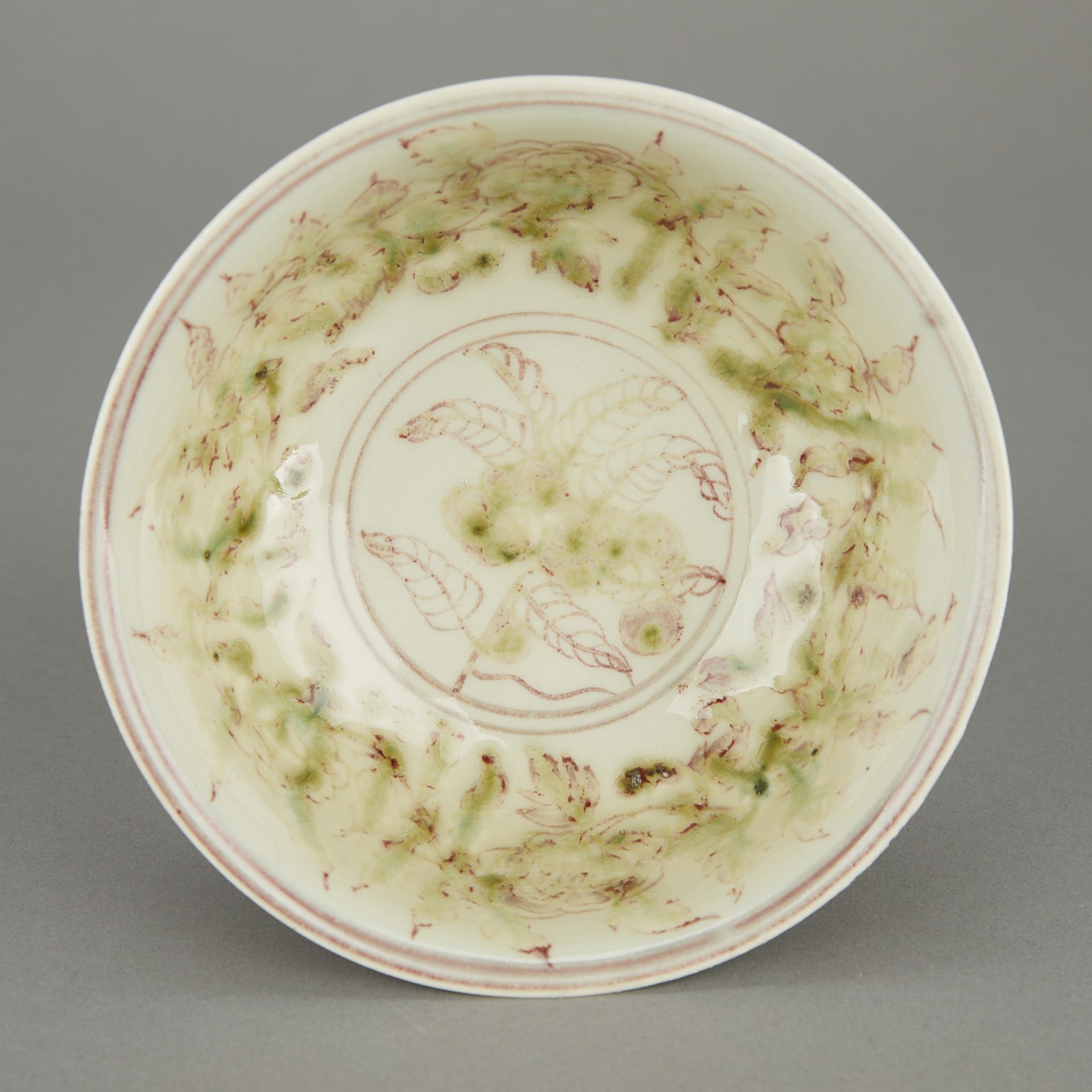 Chinese Late Qing High-Footed Porcelain Bowl - Bild 2 aus 11