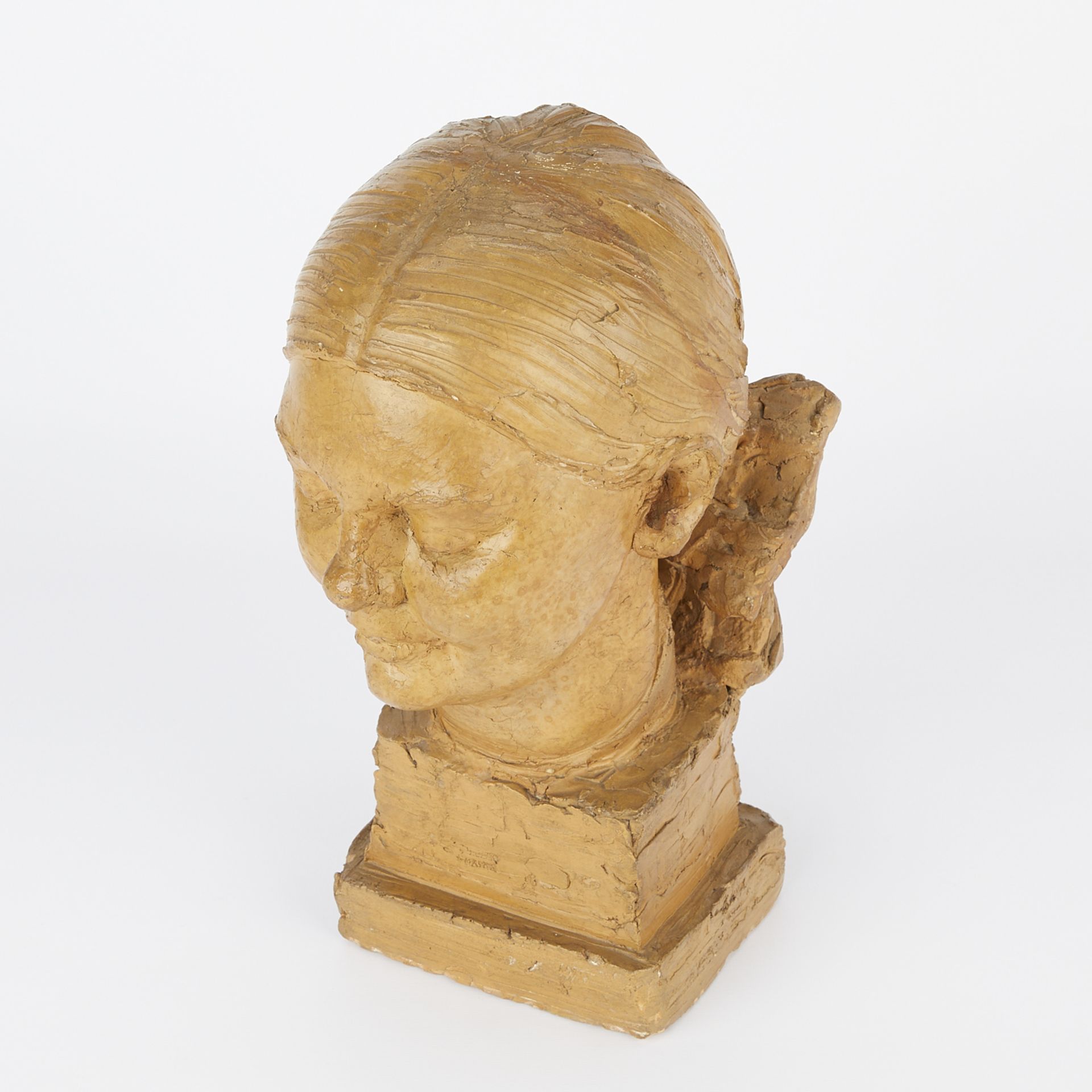 Ceramic Bust of a Girl 1929 - Image 10 of 11