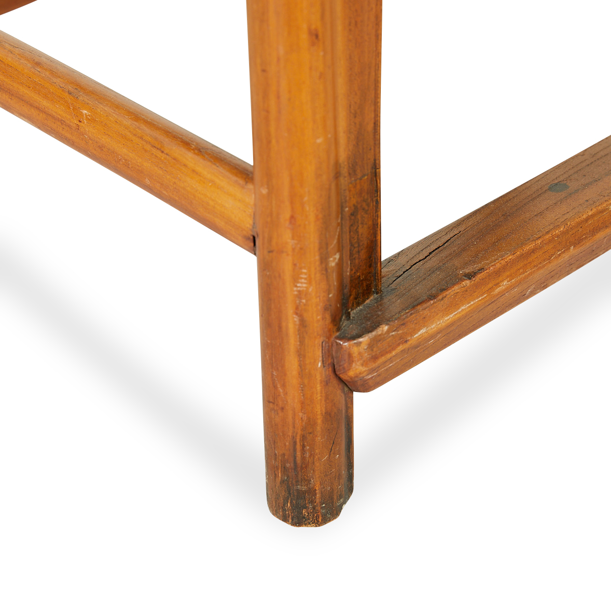 Pair of Chinese Elm Wood Horseshoe Back Armchairs - Image 12 of 14