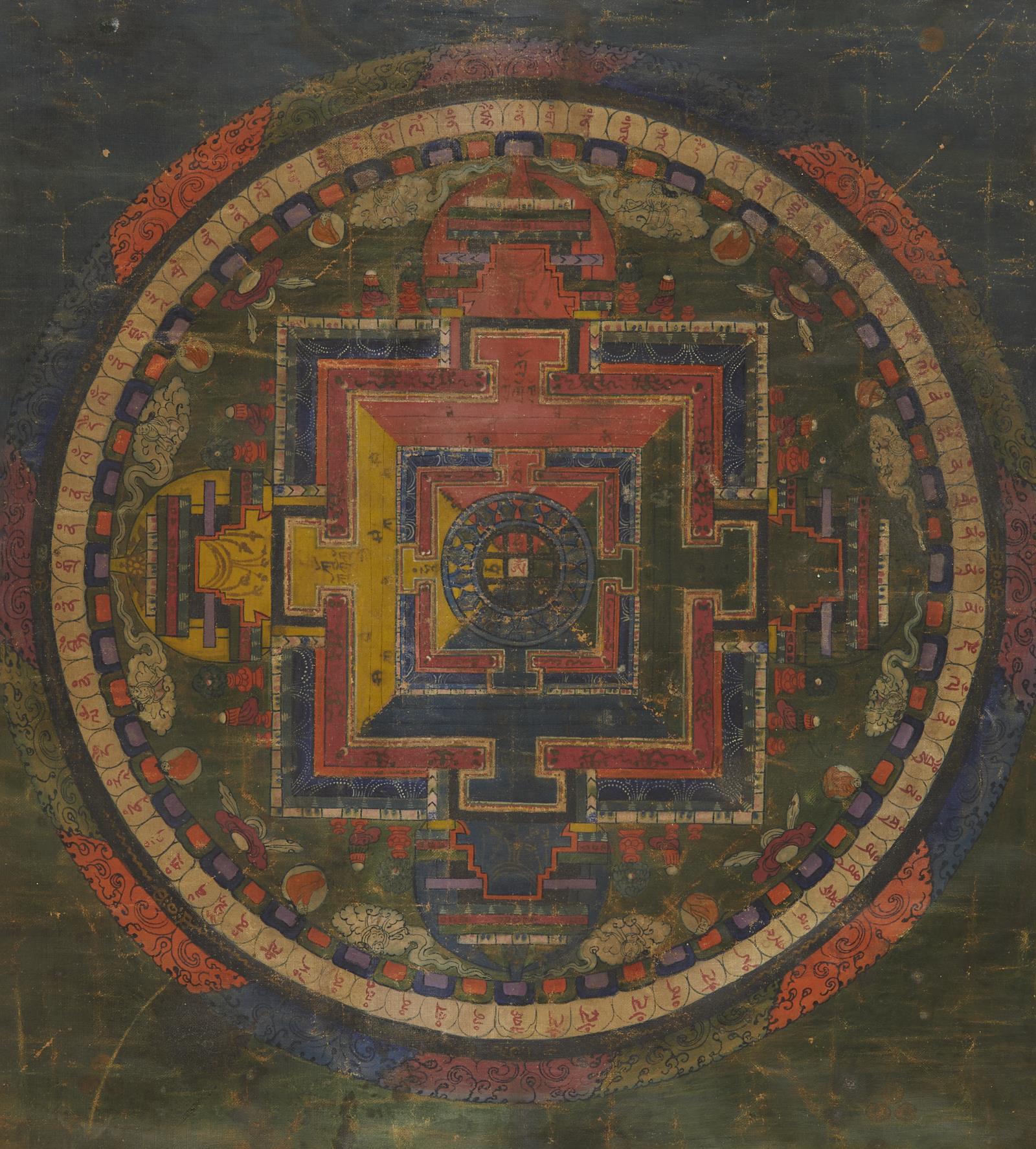18th c. Tibetan Mandala Thangka