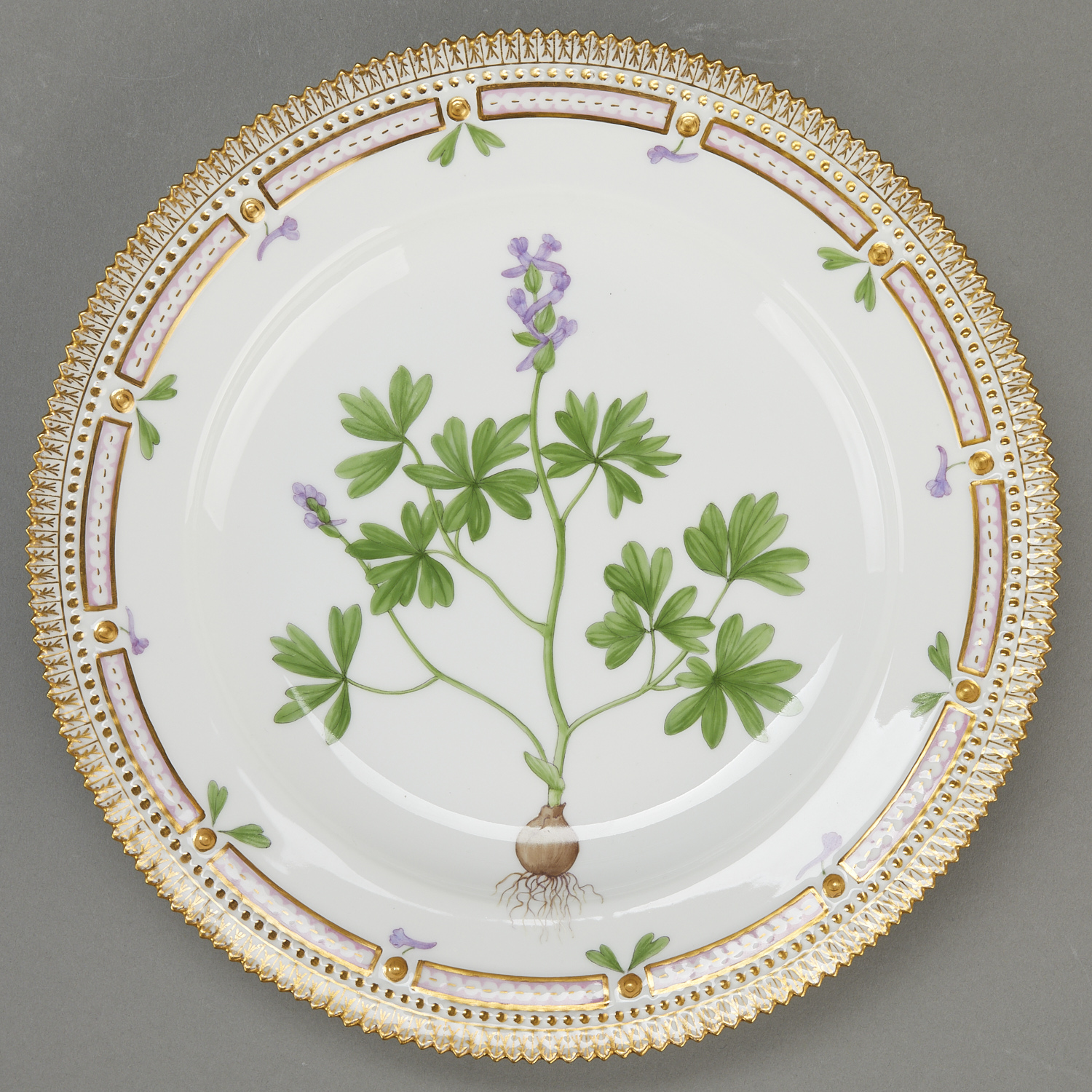 Set 11 Flora Danica Luncheon Plates - Image 11 of 22