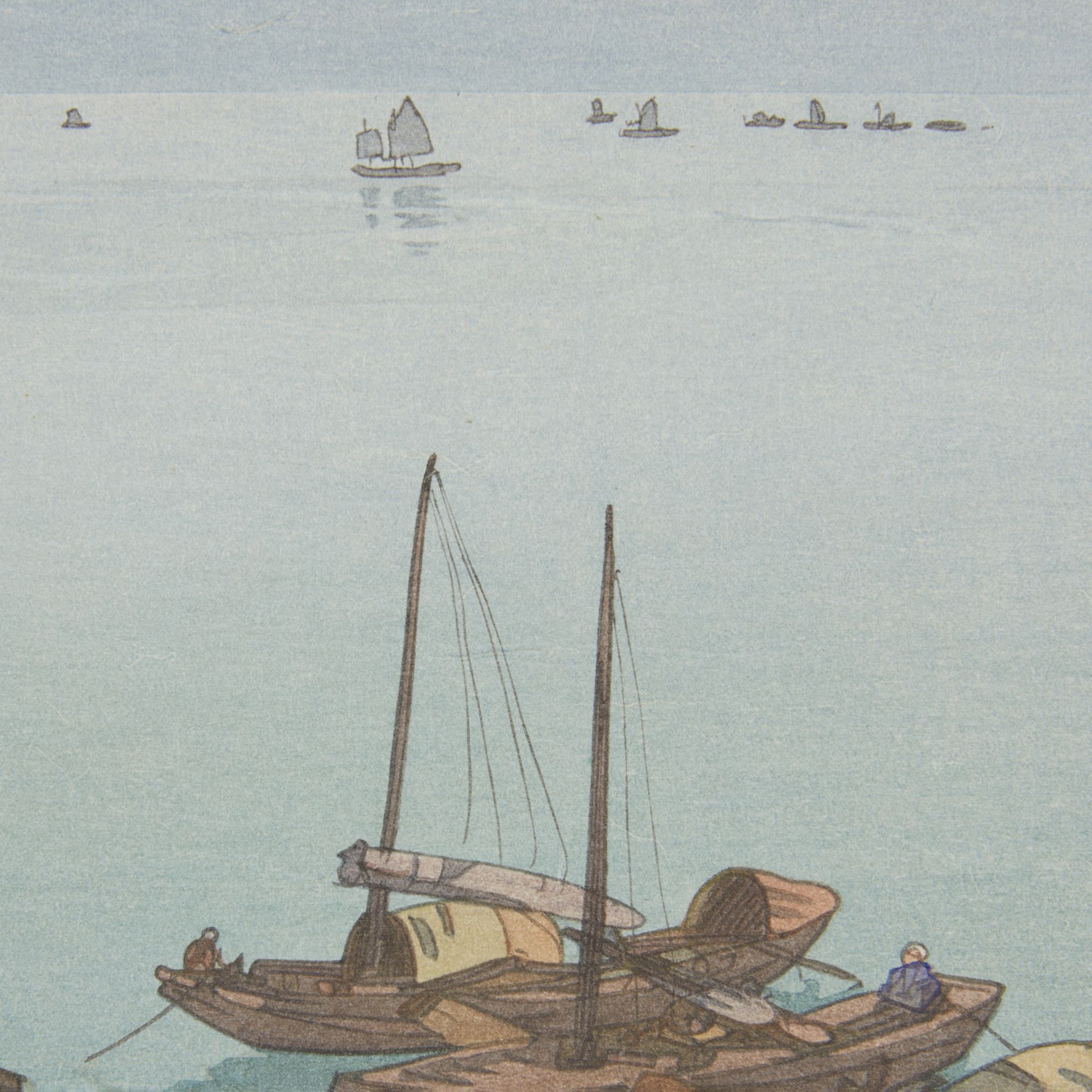 Hiroshi Yoshida "Rozan" Jizuri Woodblock - Image 9 of 10