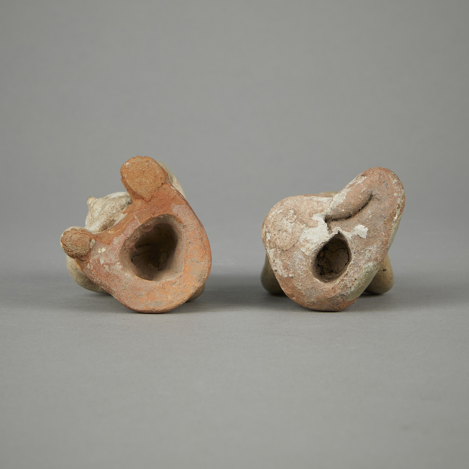 2 15th c. Thai Tukatha Stoneware Figurines - Image 7 of 13