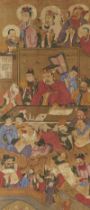 Chinese Daoist "Judge of Hell" Scroll Painting