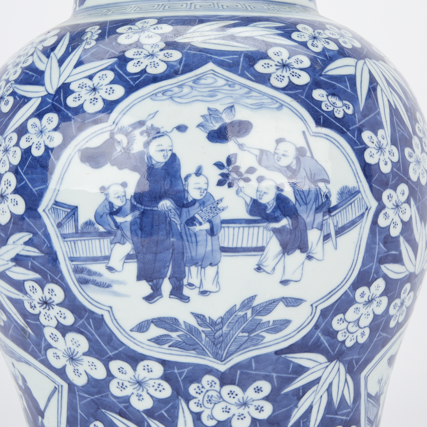 18th/19th c. Chinese B&W Porcelain Baluster Vase - Image 11 of 15