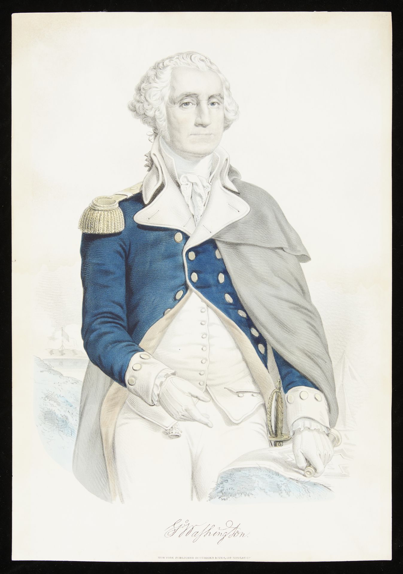 Currier & Ives "George Washington" Small Print - Image 3 of 6